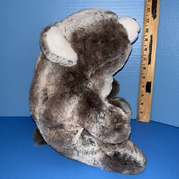 Vintage Gund Snuffles Teddy Bear 12" Plush Two-Tone Gray Brown Stuffed Animal - Picture 4 of 7
